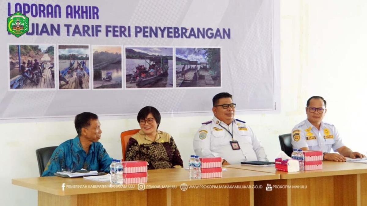 Bupati Buka Presentasi Laporan Akhir Kajian Tarif Penyeberangan